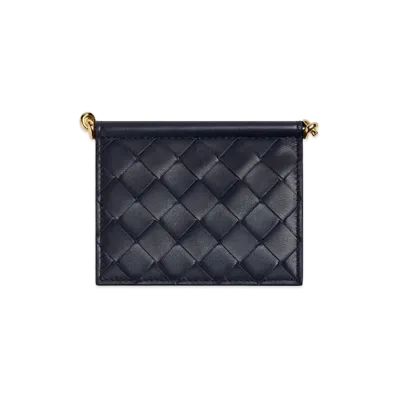 Bottega Veneta Solstice Business Card Case "Nocturnal"