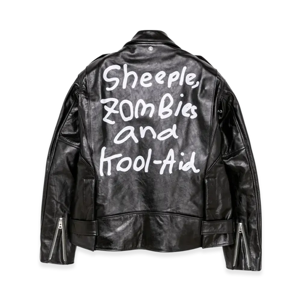 sacai x MADSAKI x Shott Leather Blouson "Black"