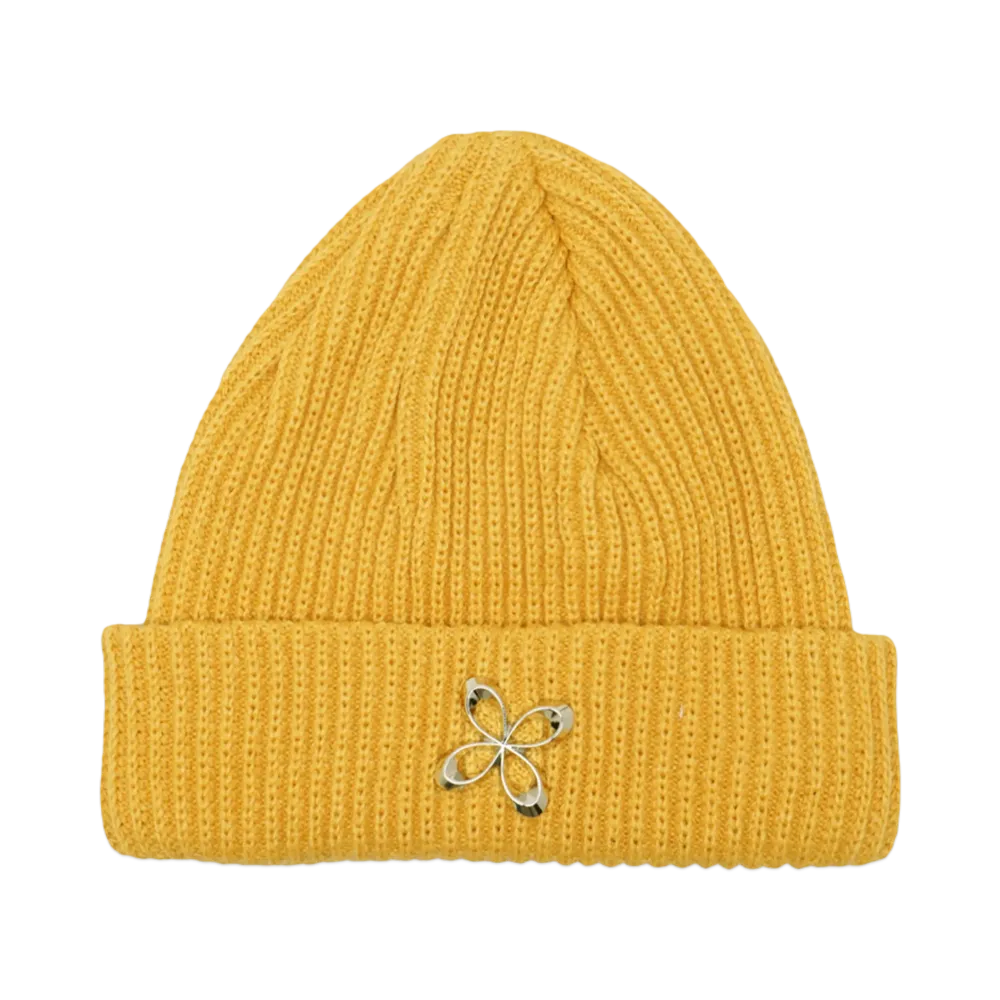 SURGERY clover logo beanie ver.2 "MUSTARD"