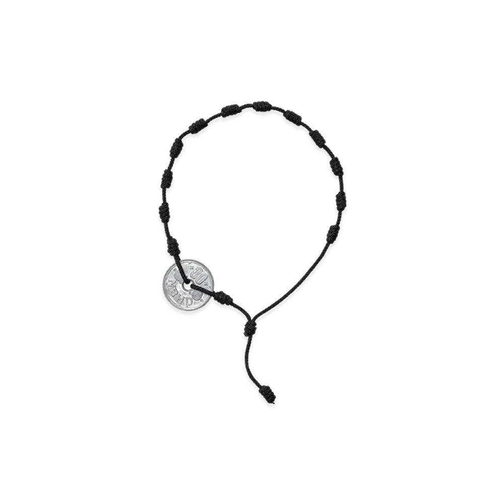 NEIGHBORHOOD Cord Coin Bracelet "Black"