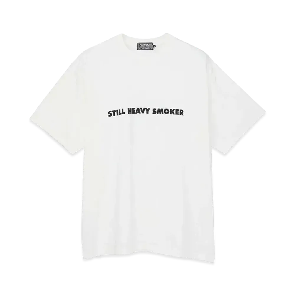 HYSTERIC GLAMOUR Still Heavy Smoker T-Shirt "White"