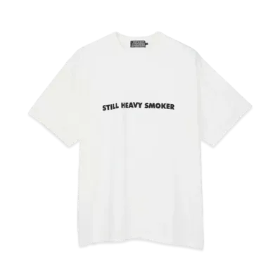 HYSTERIC GLAMOUR Still Heavy Smoker T-Shirt "White"