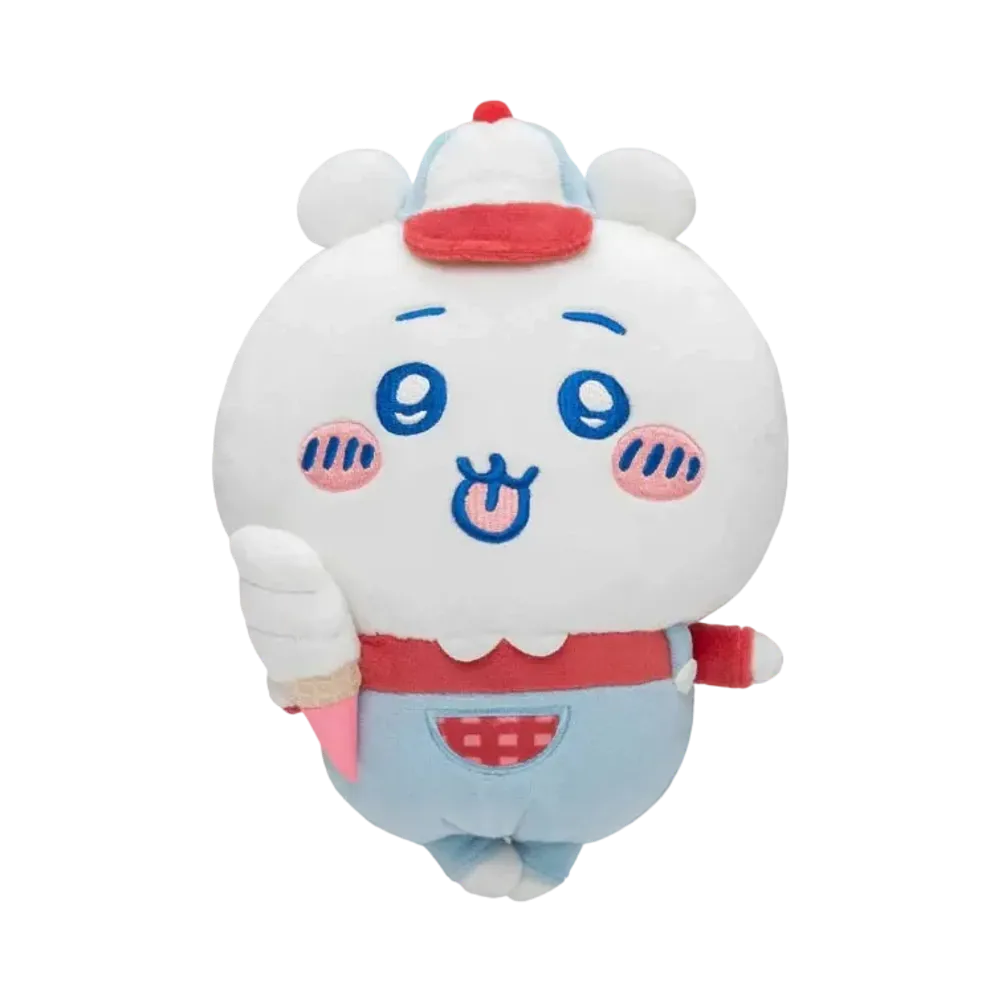Gray Parka Service -Chikawa- Chiikawa Waku Waku Yenchi Plush toy S (Chikawa)