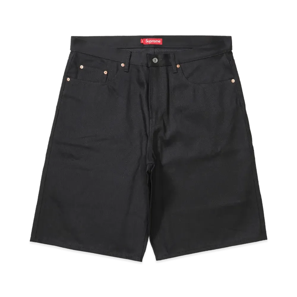 Supreme Baggy Selvedge Denim Short (26SS) "Rigid Black"