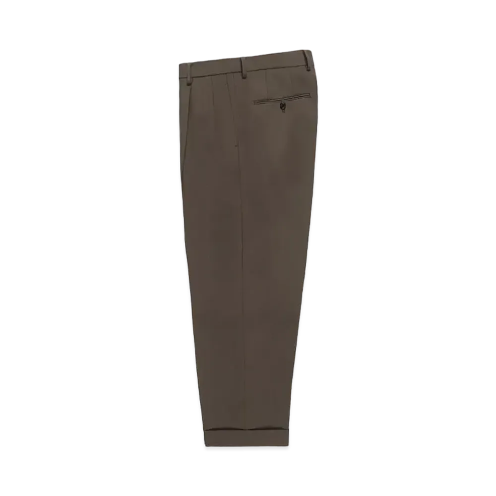 WACKO MARIA x DORMEUIL / Double Pleated Trousers "Gray"