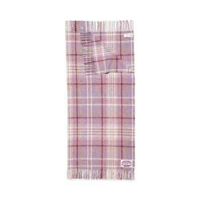 Acne Studios Oversized Check Scarf "Brown"