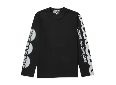 Comme des Garçons LONG SLEEVE T-SHIRT2 "Black"