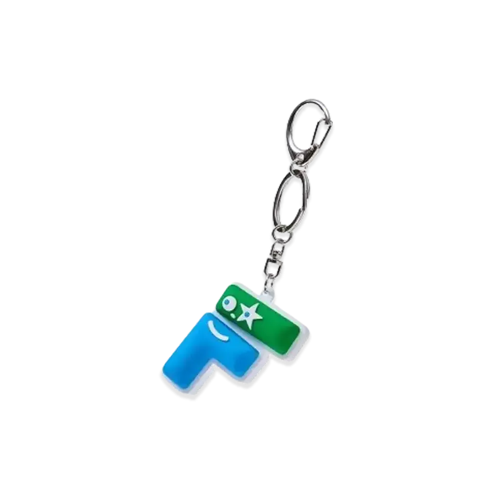 FamilyMart Convenience Wear x NIGO 3D Rubber Keychain F "Green/ Blue"