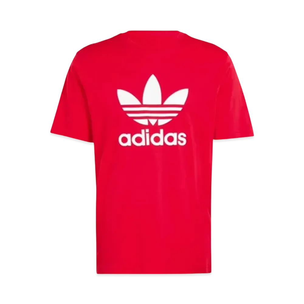 adidas Adicolor Trefoil Short Sleeve T-Shirt "Better Scarlet"