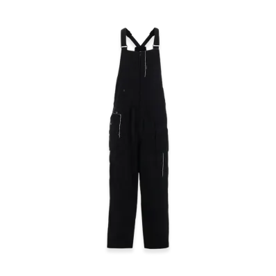 S'YTE Cotton Twill Color Stitching Overall "Black"