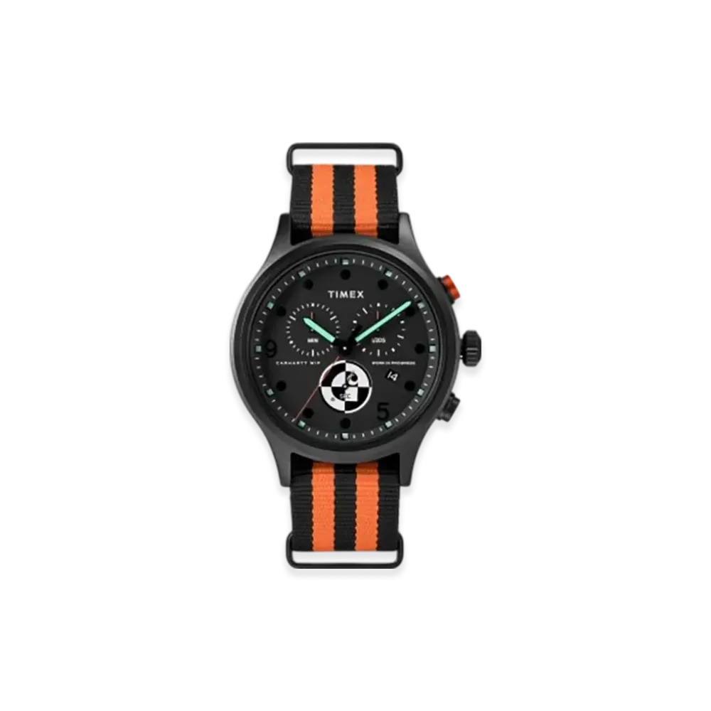 Carhartt WIP x Timex Range C Allied Chronograph "Black/Carhartt Orange"
