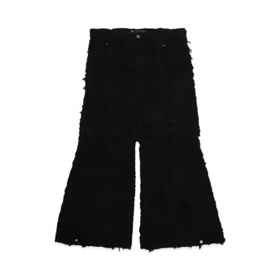 A GOOD BAD INFLUENCE FULL DISTRESSED 2WAY DENIM JEAN "BLACK"