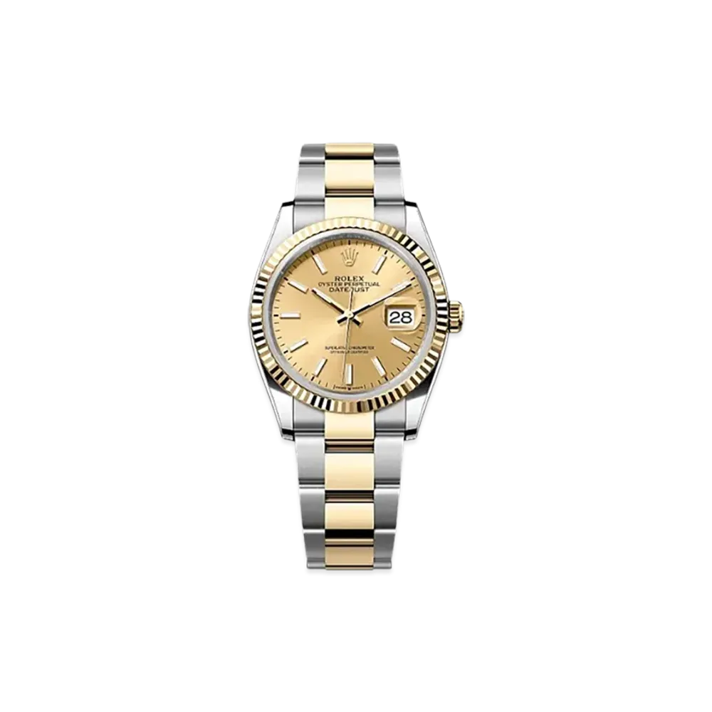 ROLEX Datejust 36 Oystersteel & Yellow Gold "Gold"