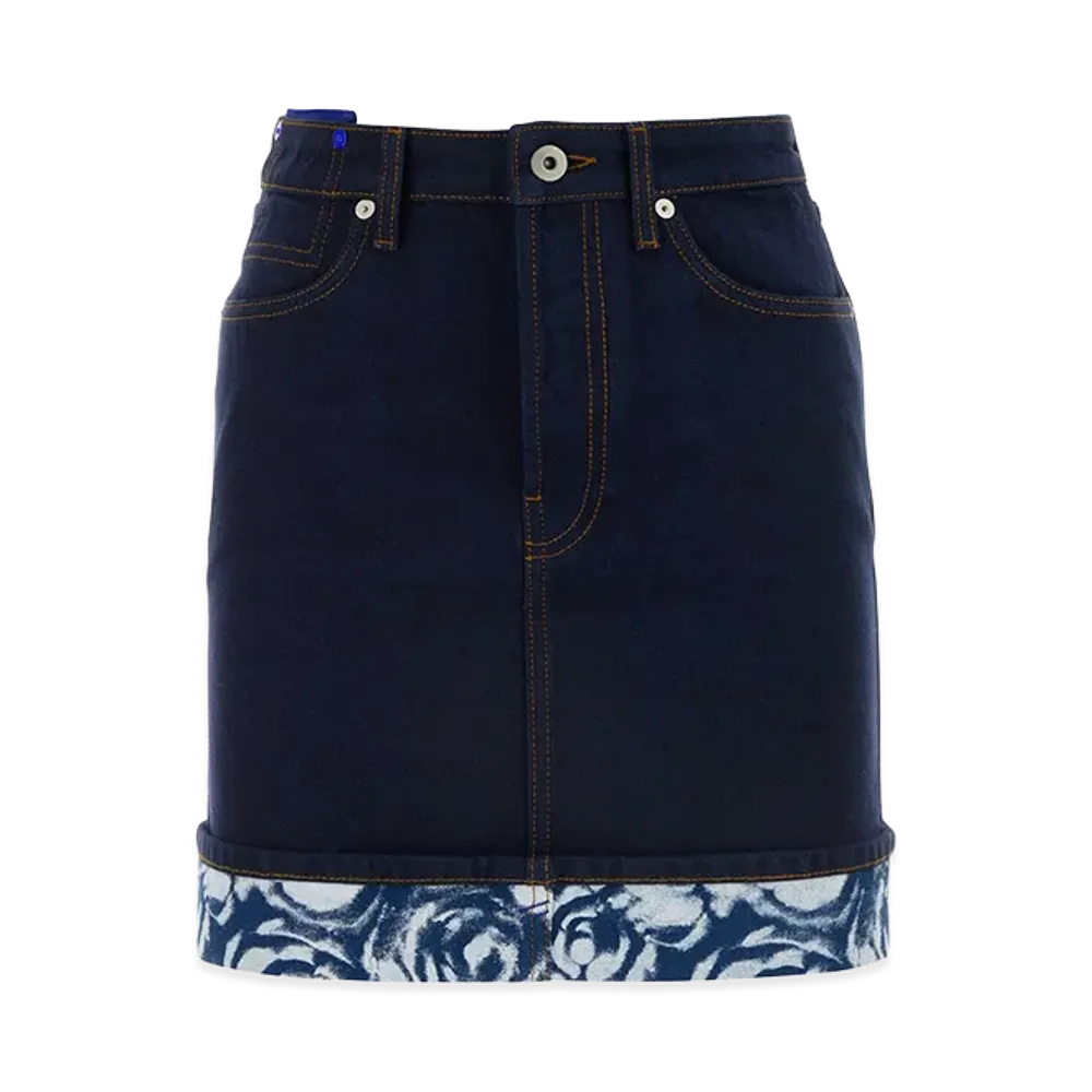 Burberry Women's Denim Mini Skirt "Dark Blue"