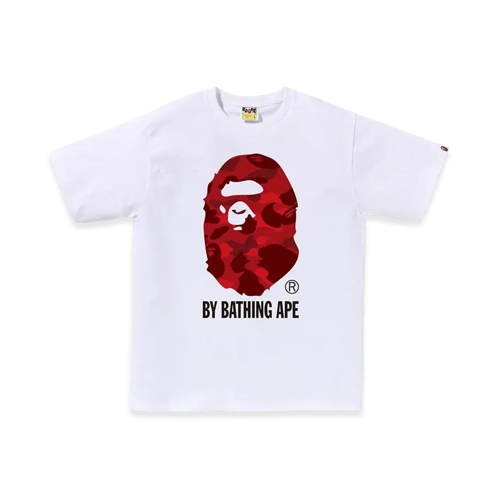 A BATHING APE By Bathing Ape Tee "White/Purple"