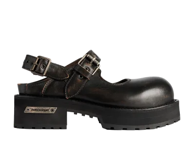 Balenciaga Women's Venom Mary Janes "Brown"