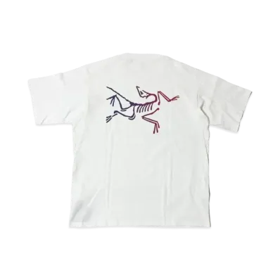 ARC'TERYX Kragg Cotton Logo SS M "White Light/Multi"