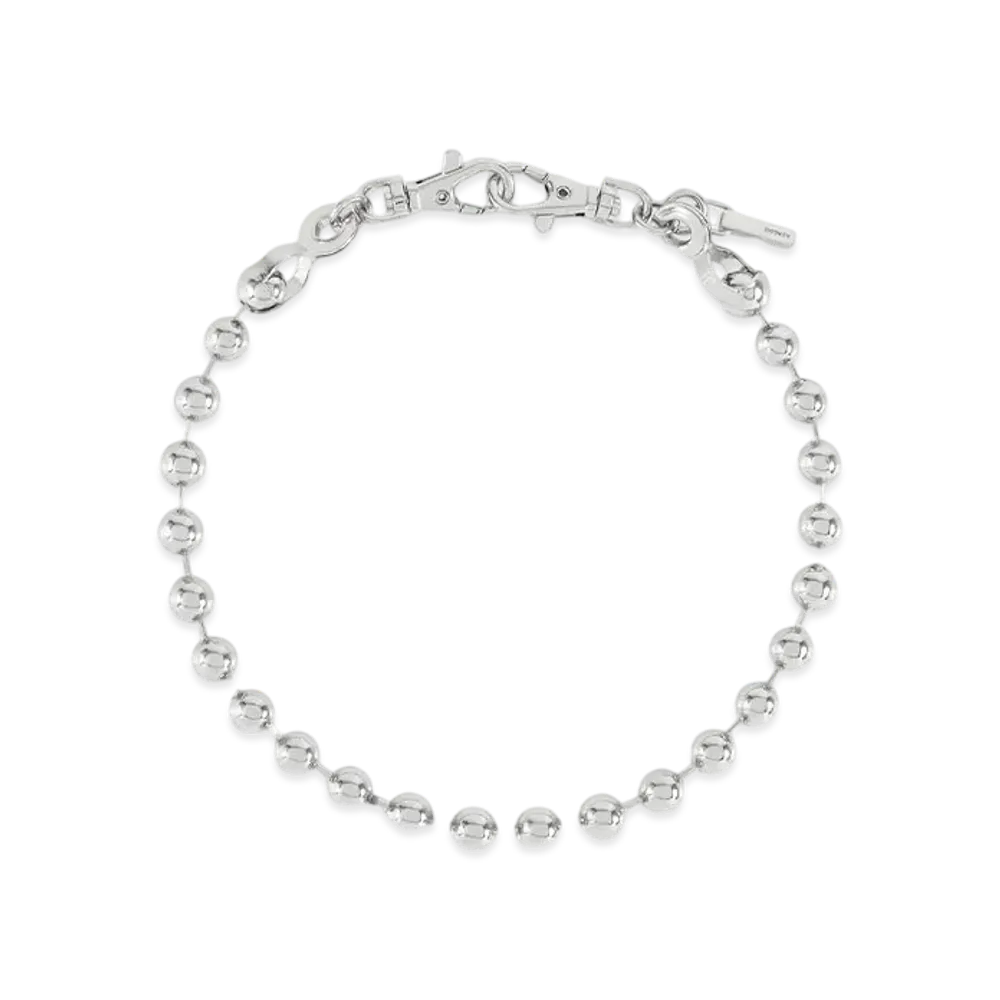 WE11DONE Ball Chain Necklace "Silver"