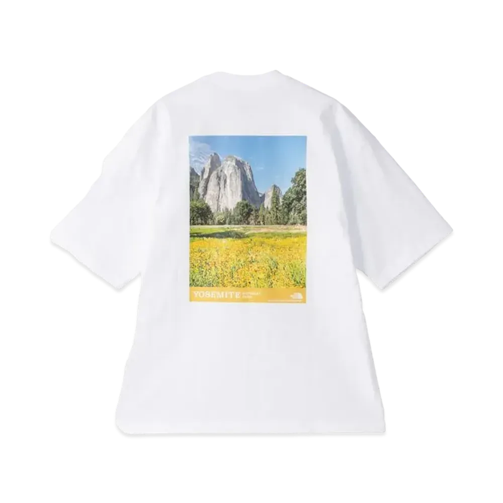 The North Face Short Sleeve Yosemite Scenery Tee "White"