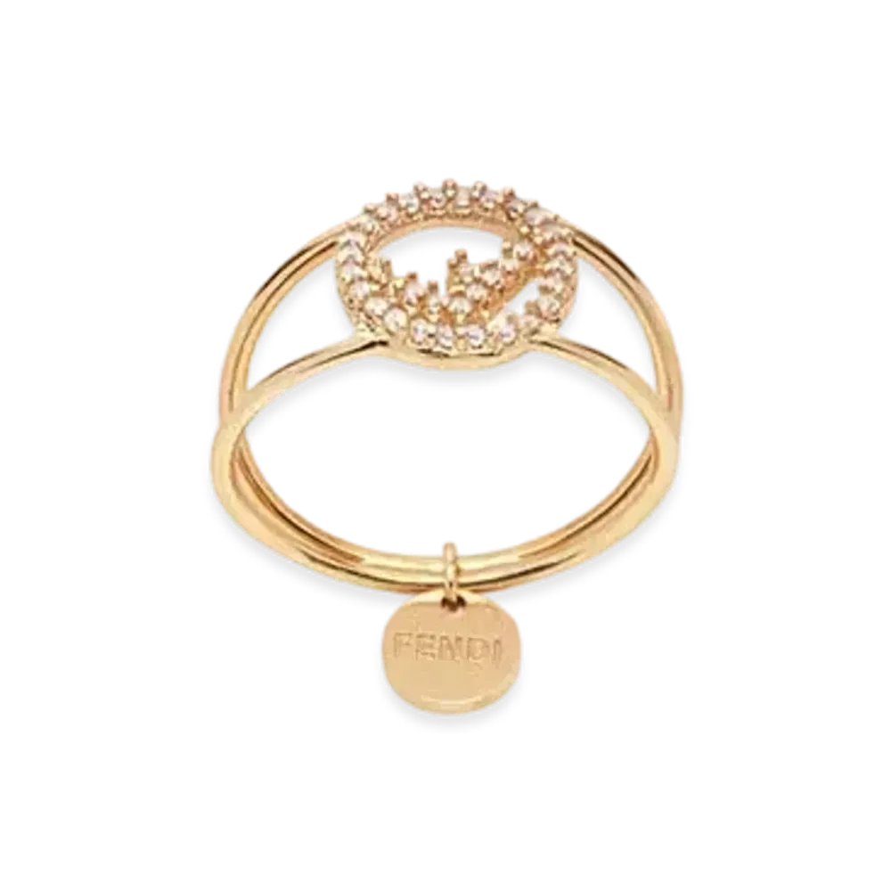 FENDI F Is Fendi Ring "Gold"