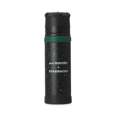 STARBUCKS x and wander Stainless Mountain Bottle "Navy"