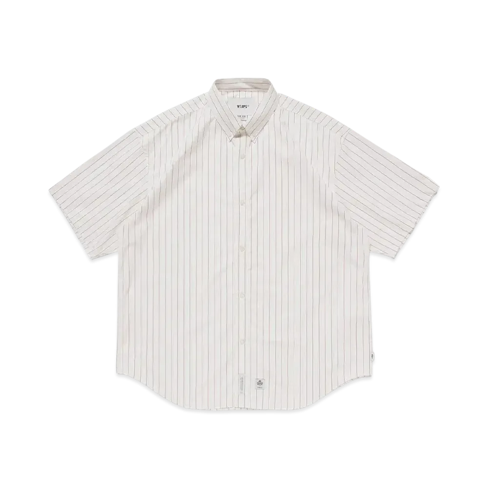 WTAPS Bd 03 / SS / Cotton. Broadcloth. Textile. Thomas Mason "Red"