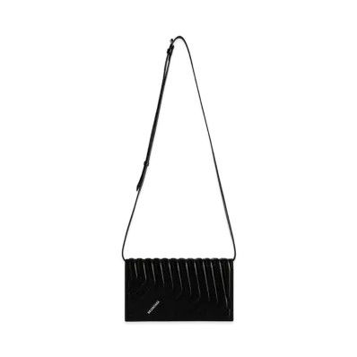 BALENCIAGA Car Hybrid Wallet With Strap "Black"