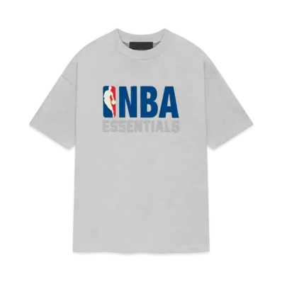 FEAR OF GOD ESSENTIALS x NBA Tee "Light Heather"