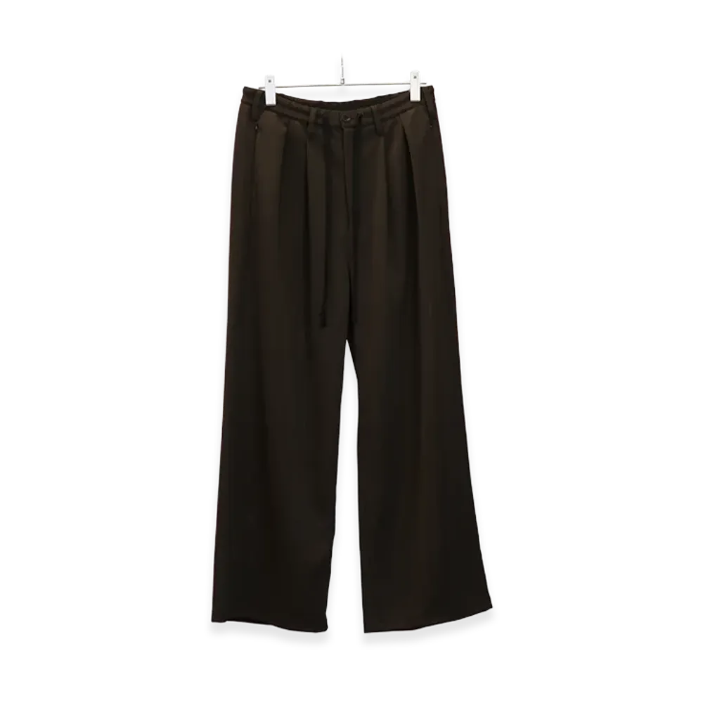 ANCELLM Track Wide Pants "Brown"