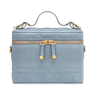 Dior Small Diortravel Vanity Case "Blue"