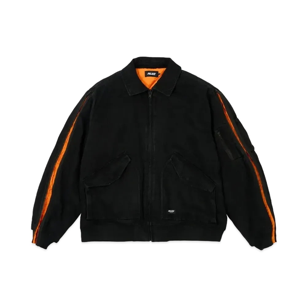 PALACE Zipped MA-1 Bomber Jacket "Black"