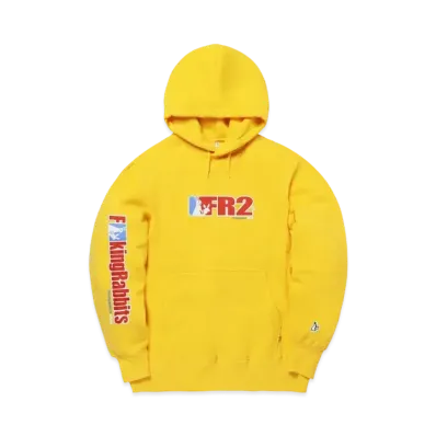FR2 Tricolor Logo Hoodie "Yellow"