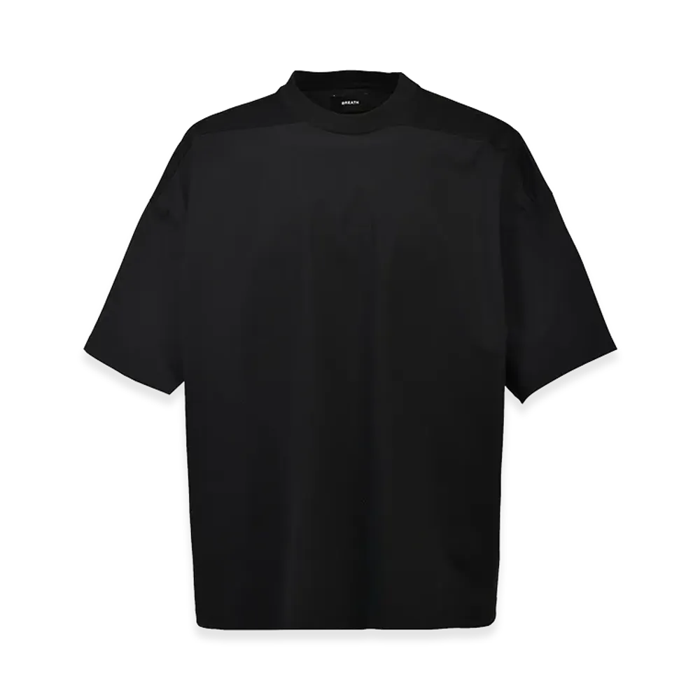 BREATH New Rich Silky Wide Tee "Black"