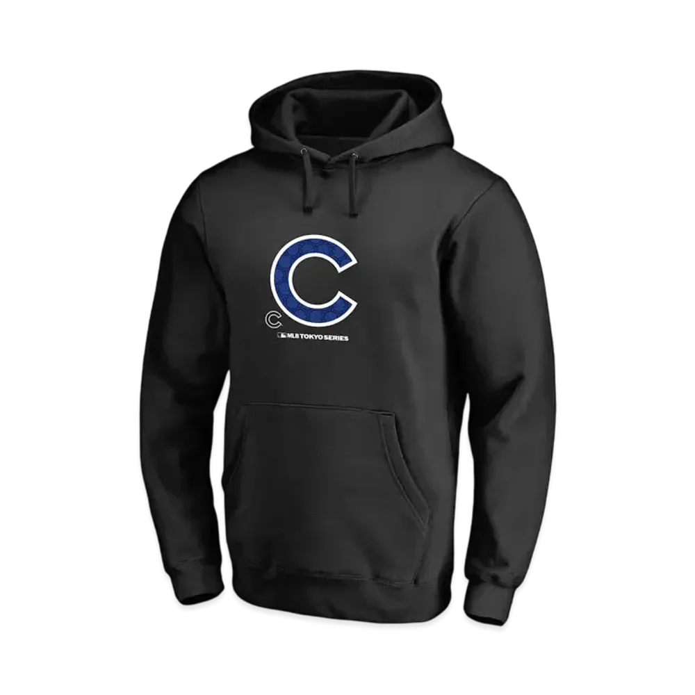 MLB Fanatics MLB Tokyo Series Opening Game Team Logo Hoodie Parka Chicago Cubs "Black"