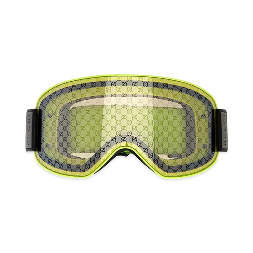 GUCCI Acid Green Acetate Snow Mask "Printed"