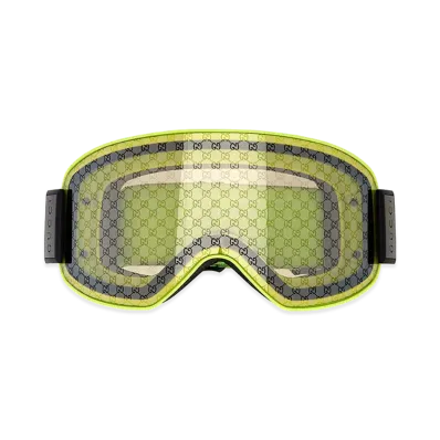 GUCCI Acid Green Acetate Snow Mask "Printed"