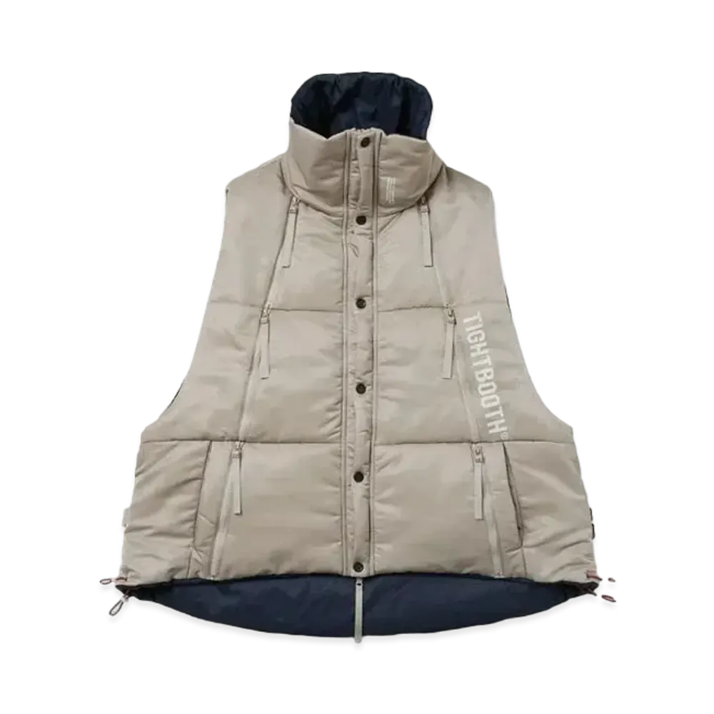 TIGHTBOOTH x GOOPiMADE 2-Way Padded Down Vest "Paper"