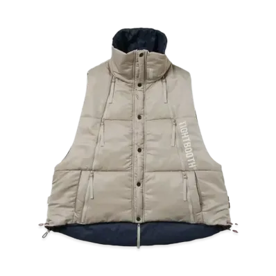 TIGHTBOOTH x GOOPiMADE 2-Way Padded Down Vest "Paper"