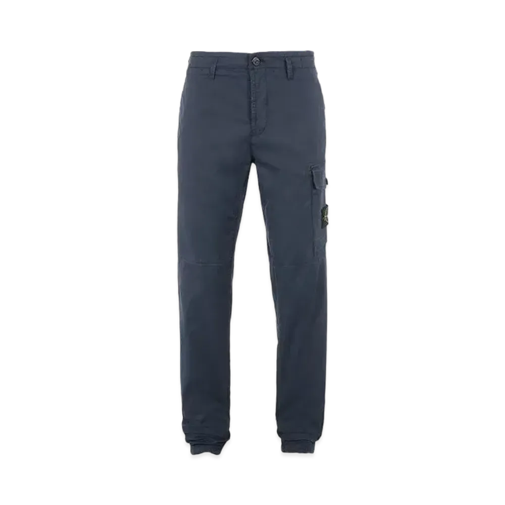 Stone Island 31410 STRETCH COTTON GABARDINE_SLIM FIT "Blue"