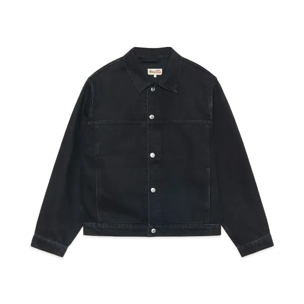 Stussy Trucker Jacket Denim "Black"