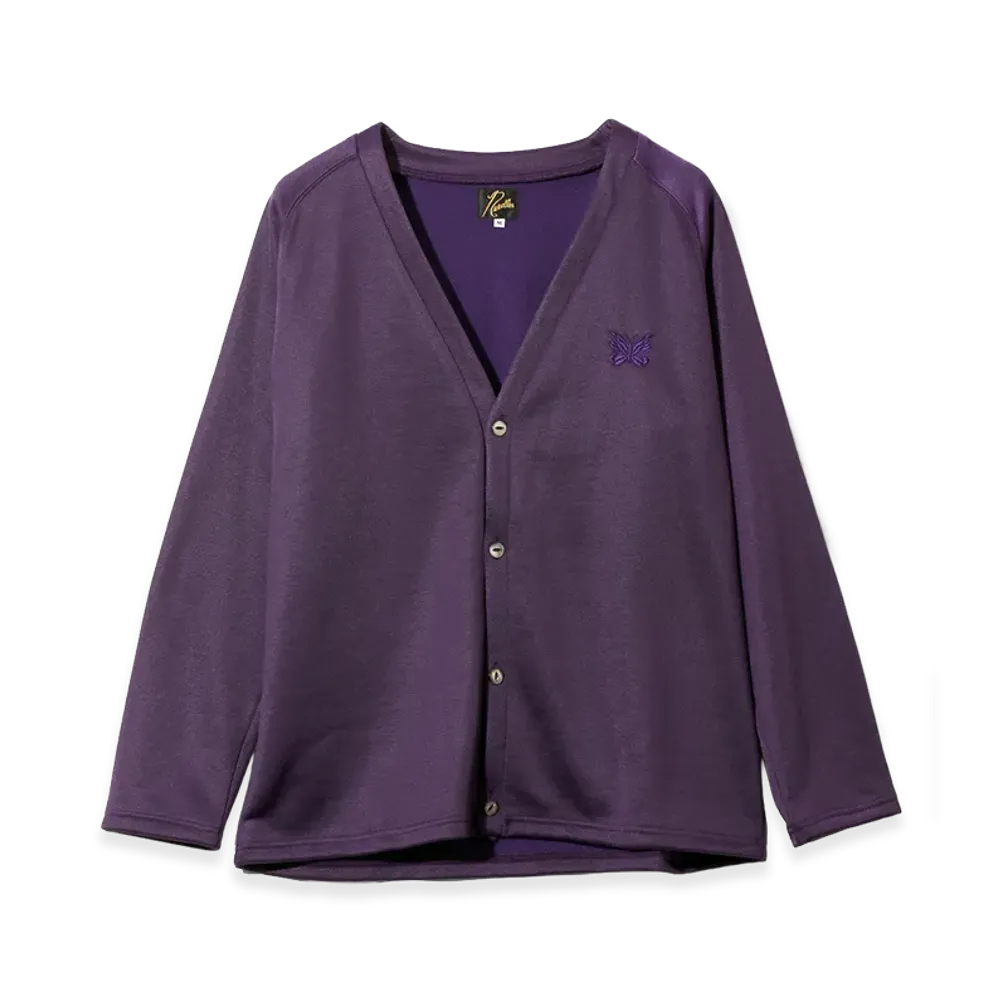 NEEDLES V-Neck Cardigan - Bright Jersey "Purple"