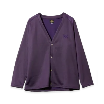 NEEDLES V-Neck Cardigan - Bright Jersey "Purple"
