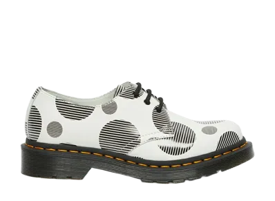 Dr.Martens Women's 1461 3-Eye Shoes Polka Dot "White"