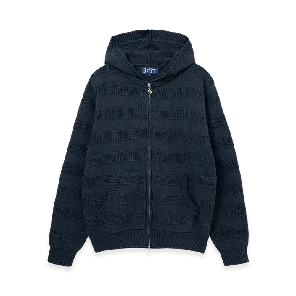 BoTT Knit Zip Hoodie "Navy"