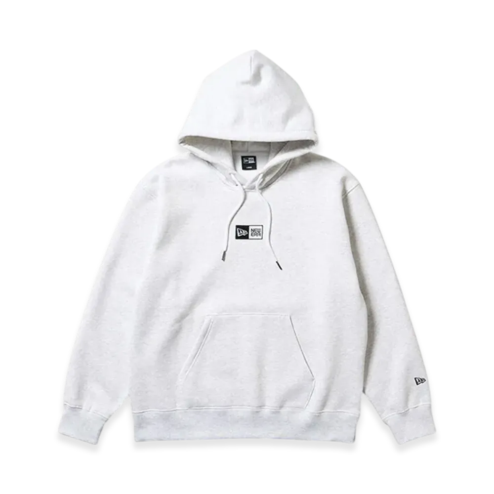 NEW ERA fleece sweatshirt pullover hoodie "L-Gray"