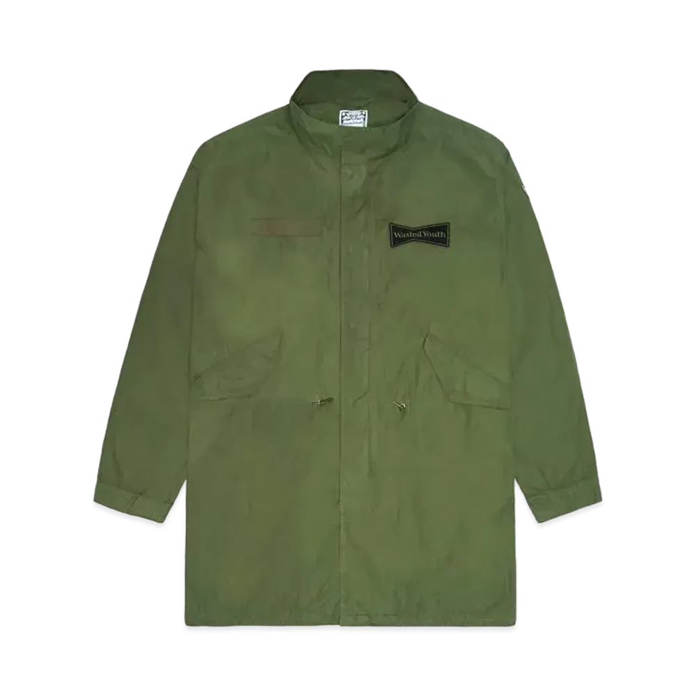Wasted Youth Military Coat "Olive Drab" / VERDY