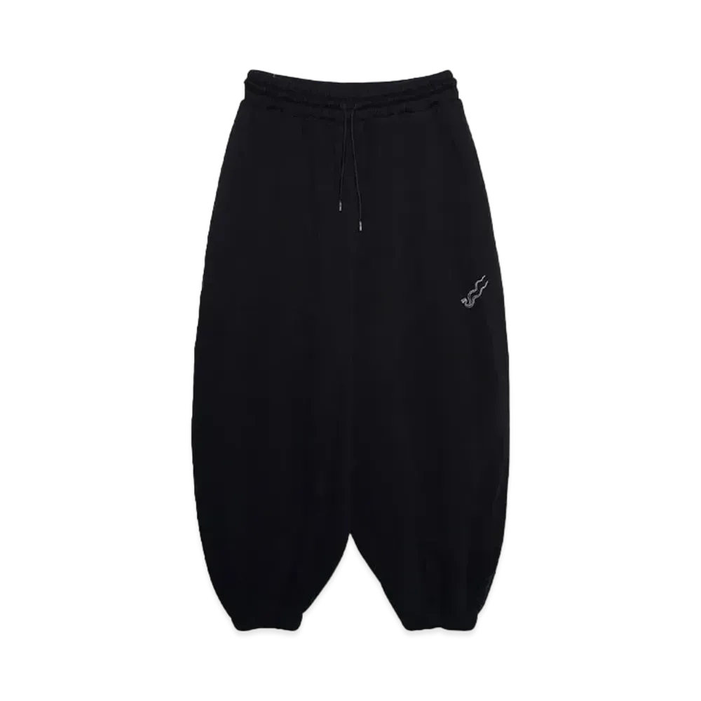 LU'U DAN BAGGY BONTAN SWEATPANTS "BLACK"