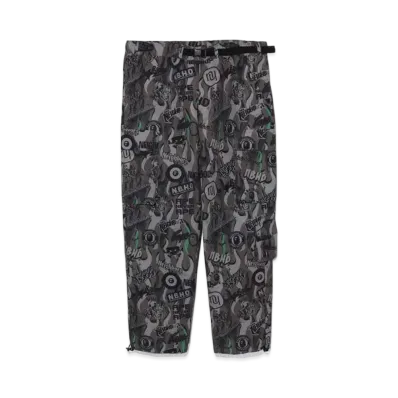 A BATHING APE x NEIGHBORHOOD Multi Pocket Track Pants "Green"