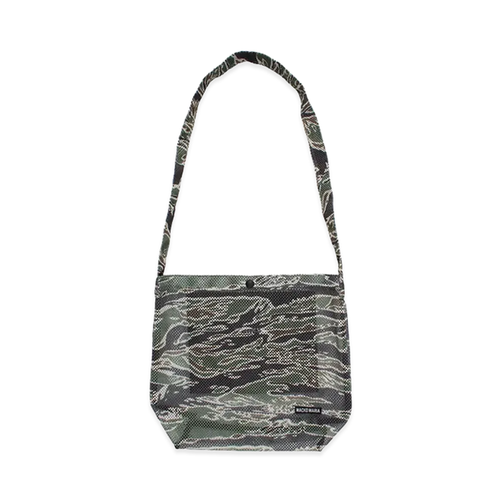 WACKO MARIA x Speak Easy Tiger Camo Mesh Shoulder Bag "Khaki"