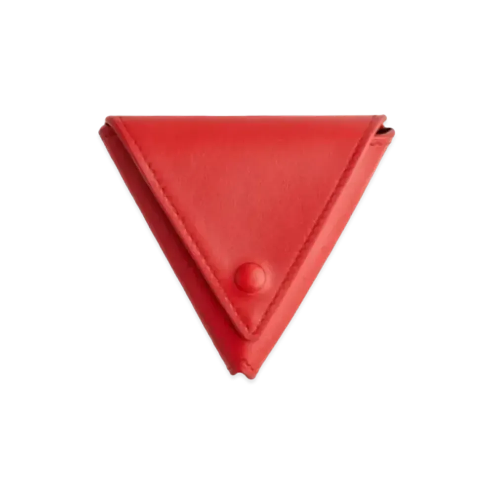 Bottega Veneta Folded Coin Purse "Chili Fondant"